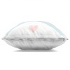 1pc 18"x18" Stupell Industries I Am Loved Self Confidence Pastel Rainbow Square Kids' Throw Pillow - 2 of 4