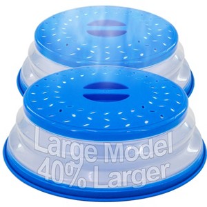 5 Star Super Deals Microwave Splatter Guard Cover Large - Collapsible Lid for Food Protection and Easy Storage - BPA-Free, Dishwasher Safe - 1 of 4