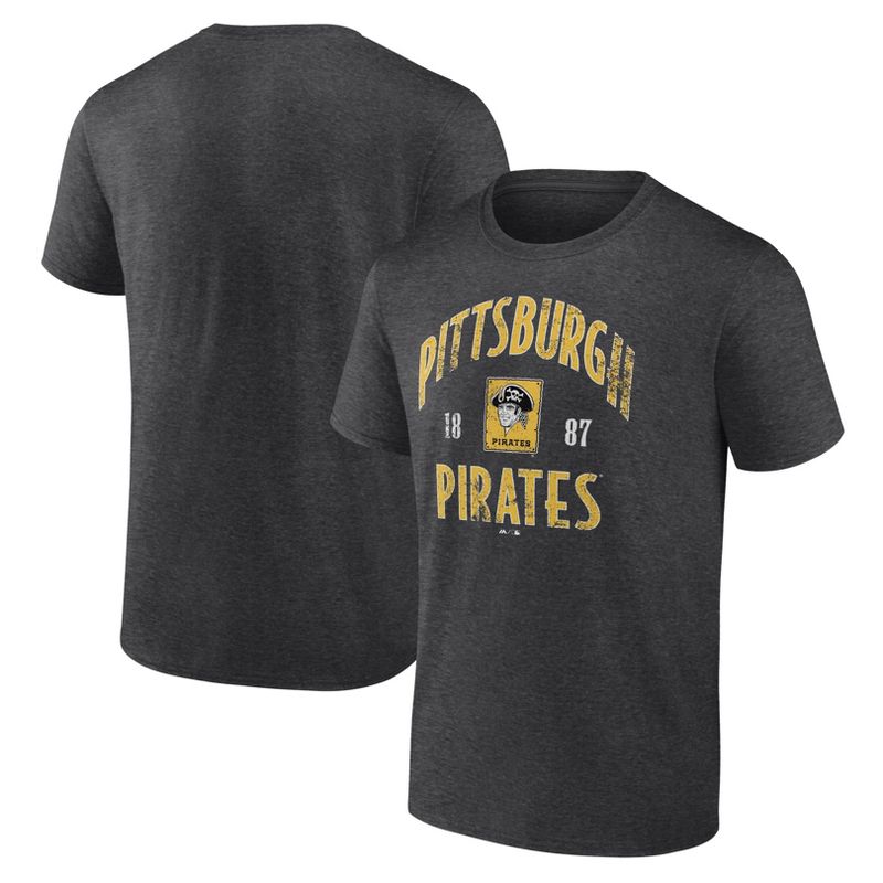 MLB Pittsburgh Pirates Men's Bi-Blend T-Shirt, 1 of 4