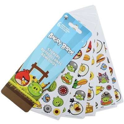 Nerd Block Angry Birds Sticker Pack, 6-Sheets