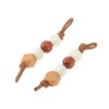 Unique Bargains Leopard Pattern Beads Shoelace Charms 1 Pair - 4 of 4