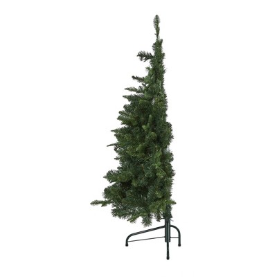 4ft Green Pre-Lit LED Grand Teton Spruce Flat Back Artificial Christmas Tree