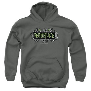 Boys’ Beetlejuice Movie Logo Hooded Sweatshirt - 1 of 4