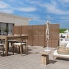 Lirago 72 in Galvanized Fence Panels Outdoor Privacy Screen - 4 of 4
