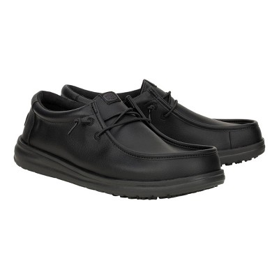 HEYDUDE Men Wally Work CE Classic Slip Resistant , Classic Black, 9 — фото 2