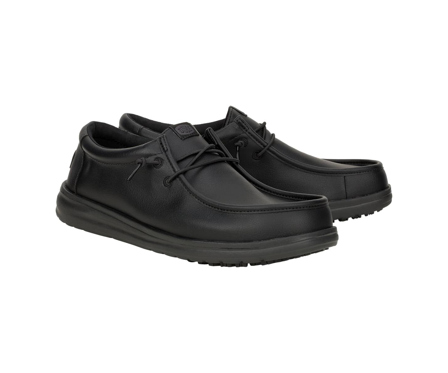 HEYDUDE Men Wally Work CE Classic Slip Resistant, Classic Black, 9, цвет: Чёрный — фото 2