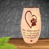 Stony Creek 7.25 In Best Friend Pet Pre-Lit Vase Paw Print Heart Novelty Sculpture Lights - 2 of 4