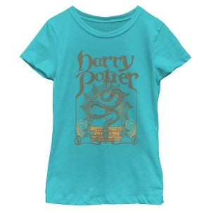 Girls Harry Potter Snake Symbol T Shirt - 1 of 4