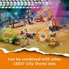 LEGO City Stuntz The Knockdown Stunt Challenge Playset, 60341 Adventure TV Series Action Toy for Kids Aged 5 Plus with Stunt Bike, Racer & Accessories - 3 of 4