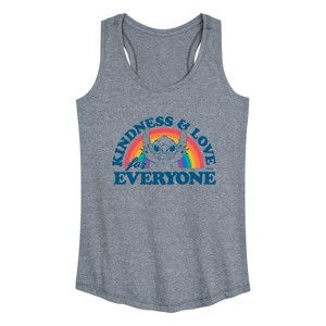 Women's - Disney - Kindness And Love Graphic Racerback Tank - 1 of 4
