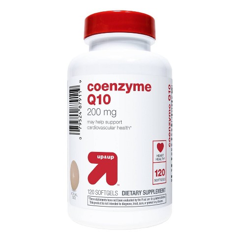 Coenzyme Q10 200mg Suplpement Softgels 120ct Up Up Target