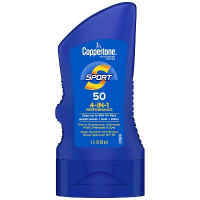Coppertone Sport Sunscreen Lotion - SPF 50 - 3 fl oz/1ct