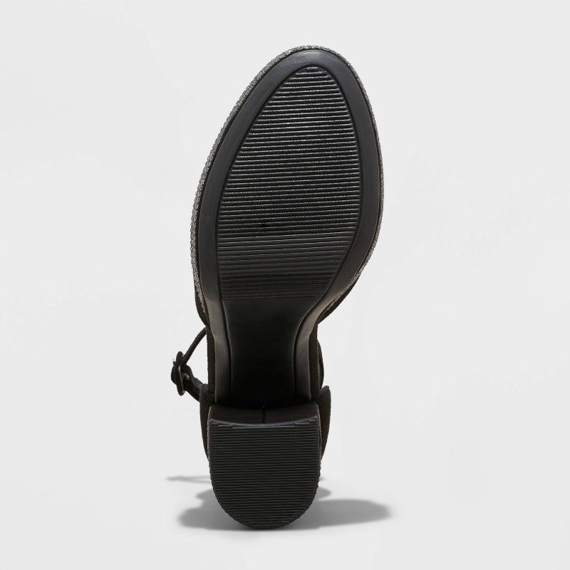 Women's Noir Rhinestone Platform Heels - A New Day™ Jet Black, 5 of 8