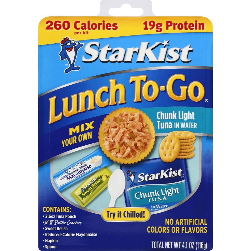 StarKist Lunch To-Go Chunk Light Tuna Kit - 4.1oz, 1 of 6