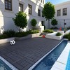 Chic Crate-ZZ Style Interlocking Deck Tiles – 44Pcs DIY Modular | Indoor/Outdoor | Quick Install | Dark Gray - 2 of 4