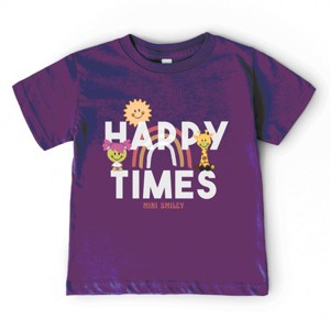 The Juniper Shop Mini Smiley Happy Times Toddler Short Sleeve Tee - 1 of 4