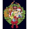 Boy's The Muppets Christmas Wreath Group Shot T-Shirt - 2 of 4
