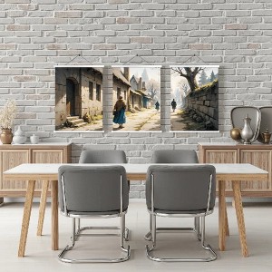 Rustic Scenery Theme Decorative Canvas Wall Painting,3 - Pieces (Set of 3) - 1 of 4