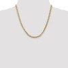 Black Bow Jewelry 4.75mm, 14K Yellow Gold, Hollow Anchor Link Chain Necklace - 2 of 4