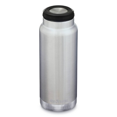 Klean Kanteen 32oz TKWide Insulated Stainless Steel Water Bottle with Loop Cap - Silver