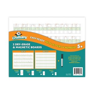 Channie's Visual Dry-Erase Magnetic Boards 2 Pack – Alphabet & Numbers ...