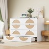 Queen/Full Size Murphy Bed Wall Bed with Large Drawers, USB Ports and Outlets-ModernLuxe - 3 of 4