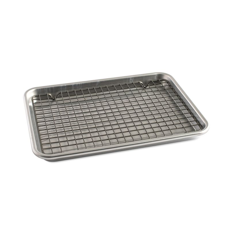 Nordic Ware Naturals Quarter Sheet with Oven-Safe Nonstick Grid, 2 of 8