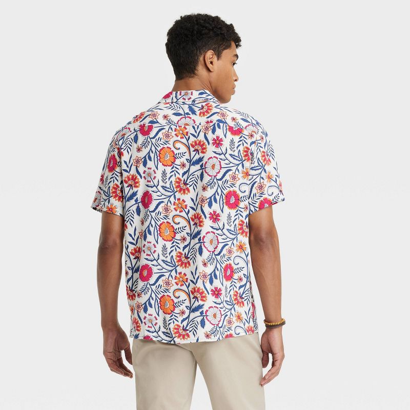 Men&#39;s Floral Print Button-Down Shirt - Goodfellow &#38; Co&#8482;, 2 of 4