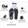 Women's Ella Yoga Mat Animal Print Velour Flip Flop - 2 of 4