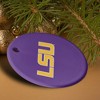 Louisiana State University Primary Logo Porcelain Holiday Christmas Tree Ornament  2.8" (7.1 cm) - 4 of 4
