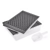 Tovolo Set of 2 Twist and Release Mini Ice Set: Silicone Ice Cube Trays, 150 Cavities, Dishwasher-Safe, Gray - 4 of 4