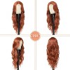 Jessie's Wig 28 Inch Long Wavy Wig Synthetic Hair Orange 1 Pc/Pack - 2 of 4