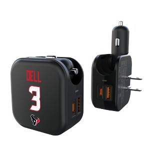 NFL Houston Texans Players Game Tactic 18-Watt 2 in 1 USB A/C Charger - 1 of 3