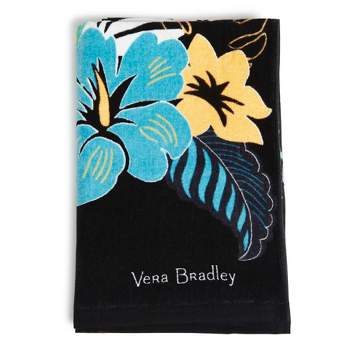 Vera Bradley Beach Towel Island Tile Blue