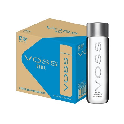 VOSS Premium Still Bottled Natural Water - BPA-Free - High Grade PET - 12 Pack