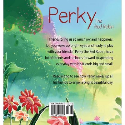 Perky - The Red Robin - Large Print by  Meghana Uchil (Paperback)