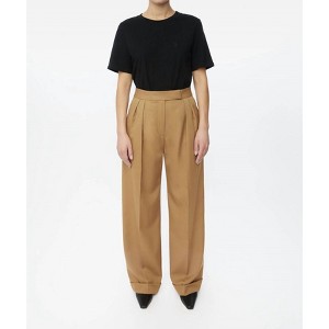 Women's Pleated Wide Leg Pants - DƒÅl the Label - 1 of 2