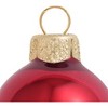 Northlight 28ct Red Christmas Pearl Finish Glass Ball Ornaments - 2" (50mm) - 3 of 3