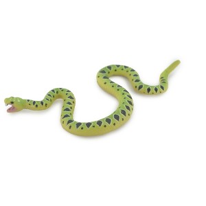 Collectible Wildlife Gifts | Snake, Mojave rattlesnake, Green, Reptile, Museum Quality, Hand Painted, Rubber, Toy,  Gift,   4 1/2"   CH690 BB173 - 1 of 4