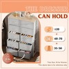 Tall Dresser with 10 Fabric Drawers, Storage Tower with Cabinet, Metal Frame, Organizer Units for Closet - 3 of 4