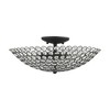 Livex Lighting Cassandra 3 - Light Semi-Flush Mount in  Black - 2 of 2
