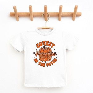 The Juniper Shop Cutest Pumpkin Leopard Print Toddler Short Sleeve Tee - 1 of 2