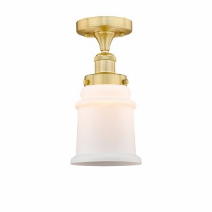Canton - 1 Light Semi-Flush Mount In Industrial Style-11 Inches Tall and 6 Inches Wide - 1 of 1