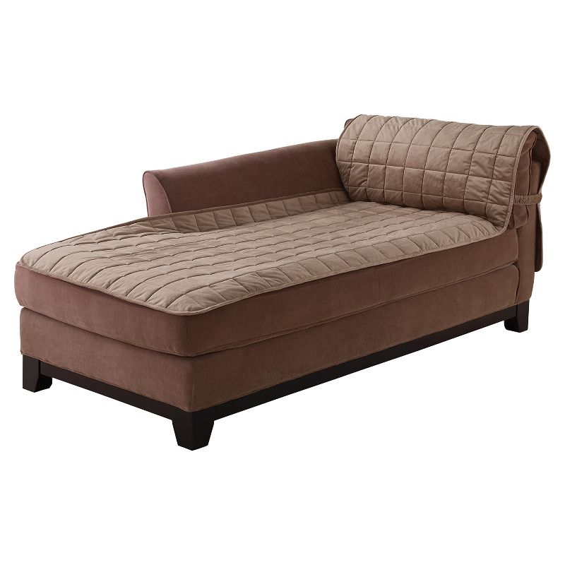 Antimicrobial Quilted Armless Chaise Furniture Protector - Sure Fit, 1 of 5