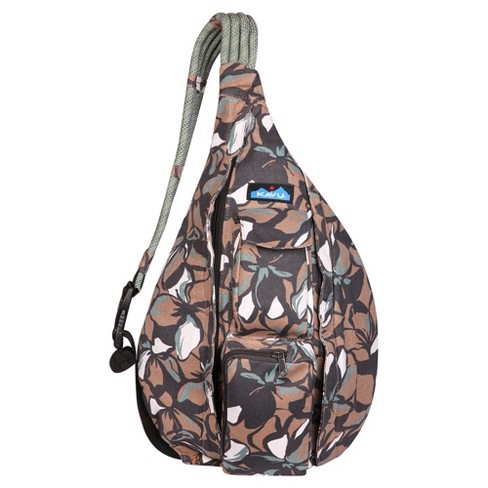 KAVU Rope Bag - Sling Pack for Hiking, Camping, and Commuting - Black