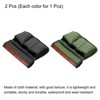 Unique Bargains Multicolor Waterproof Outdoor Camping Magazines Snacks Chair Armrest Bag 2 Pcs - 3 of 4