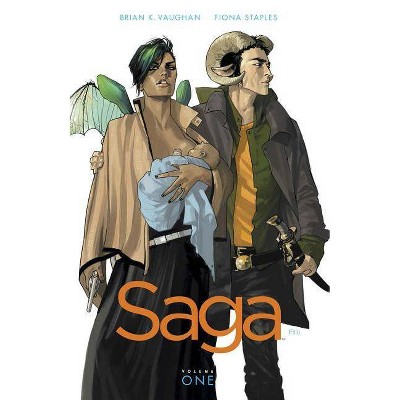 Saga Volume 1 - (Saga (Comic Series)) by  Brian K Vaughan (Paperback)