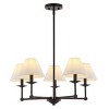 Rowley 5 Light 26" Chandelier - CHA4039 - Oil Rub Bronze - Safavieh - 2 of 4
