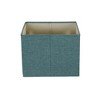 Storage Cubes 2 pack, Blended Poly-Cotton Canvas, Foldable Fiberboard Frame with Cut-out Handles - 4 of 4