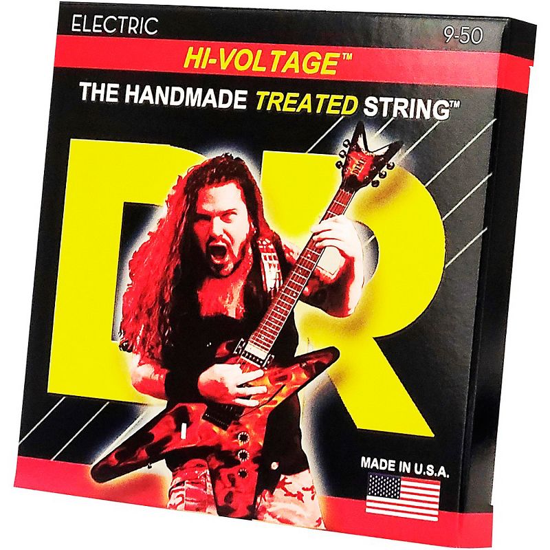 DR Strings Dimebag Darrell DBG-9/50 Signature Hi-Voltage Electric Guitar Strings, 3 of 4